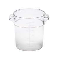 Gastroplast - Recipiente Policarbonato Redondo 20.82 Litros Sin Tapa