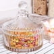 thumbnail image 2 of Suministros de boda, tarro de dulces de vidrio transparente con tapa, tarro de almacenamiento de cristal, tarro de dulces, cubo de dulces, tarro de bocadillos de dulces, 2 of 5