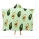 thumbnail image 2 of Aguacate Manta Capa con Capucha Anti-Bolitas, Manta de Lana Ártica Suave, Manta Portátil de Felpa Ligera y Lujosa, Poncho para Siesta en Casa y Oficina, 100*130cm, 2 of 6