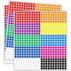 thumbnail image 1 of Puntos adhesivos circulares de colores, 0,64 cm, 2750 unidades, 1 of 3