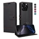 thumbnail image 2 of Premium Wallet Case for iPhone 16 Pro with Card Slots & Kickstand, Flip Cover Black, 2 of 6