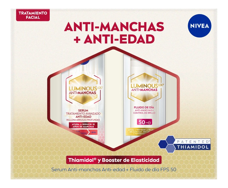 Nivea Pack Rutina Luminous630 Fluido 40 Ml + Serum 30 Ml
