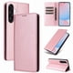 thumbnail image 5 of Funda Cartera para Samsung Galaxy A56 5G con Ranuras Tarjetas y Soporte - Protección Completa Oro rosa, 5 of 5