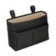 thumbnail image 5 of Bolsa de almacenamiento para colgar en la cama, organizador versátil, fácil de instalar para controles remotos, cuadernos, cesta con bolsillos para ca Negro, 5 of 5