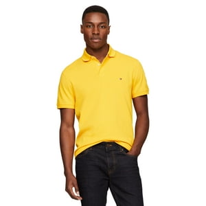 Polo Tommy Hilfiger 1985 Slim De Manga Corta Para Hombre