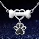thumbnail image 2 of Collar y dige fantasia corazon cruzado, 2 of 3