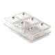 thumbnail image 5 of Plato De Frutas Secas, Plato Dividido Para Servir En Sala De Estar, Comedor, Aperitivos, Blanco, 6 Rejillas, 5 of 5