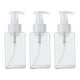 thumbnail image 1 of Dispensador de champú y acondicionador de 450 ml/15 oz, paquete de 3 botellas vacías con bomba reutilizables, 1 of 5