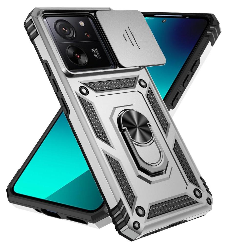 Estuche Gangxun Para Xiaomi 13T, Soporte Giratorio 360°, Estilo Mecánico Y Magnético