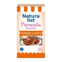 Premezcla Polvo Panqueque Y Waffle Caja 300 G Naturalist