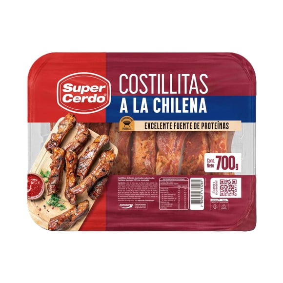 Costillitas de Cerdo Chilenas, 700 g