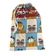 thumbnail image 4 of Gato Gruñón Bolsa de regalo con cierre de cinta navideño para decoración de Navidad,50cm×80cm., 4 of 6