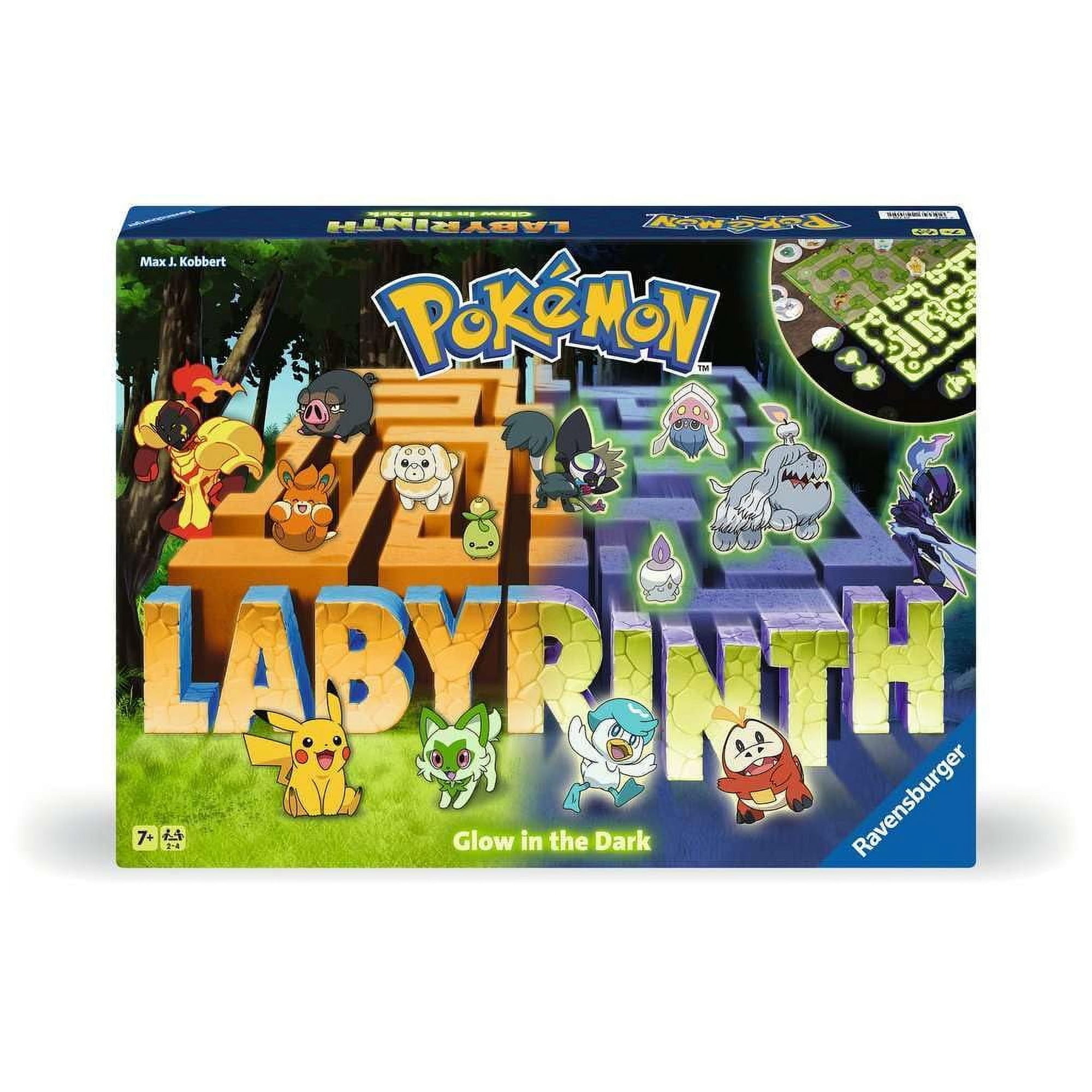 Juego De Mesa Ravensburger Pokémon Labyrinth Glow In The Dark