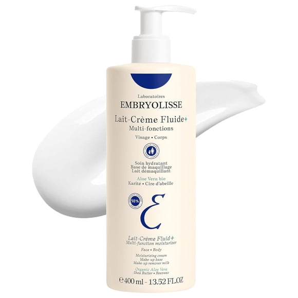 Embryolisse Lait-Crème Fluide 400 ml Hidratante Cara 98% Natural