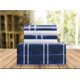 thumbnail image 1 of Sábanas Elegant Comfort Luxury Plaid Full Azul Marino, 1 of 9