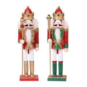 Bothyi - Figuras De Cascanueces Hechas A Mano, Adorno De Cascanueces Para Decoración De Armario De Estantería