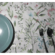 thumbnail image 2 of Hule afranelado mantel 140x200 flor blanca, 2 of 3