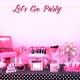 thumbnail image 4 of Fiesta rosa "Vamos, Ba*bie", decoraciones para fiestas temáticas de Ba*bie, pancarta para despedida de soltera de Ba*bie, decoración de cumpleaños con purpurina de Ba*bie., 4 of 6