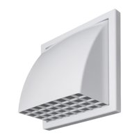 Magideal - Ventilación De Campana Extractora Con Protección Contra La Lluvia, Rejilla De Ventilación, Fácil Instalación, Tapa De Extracción Profesional, Cubierta 125 Mm