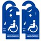 thumbnail image 1 of Señal de Discapacidad JANLONG 9x22 cm - Pack de 4 en PVC, 1 of 5