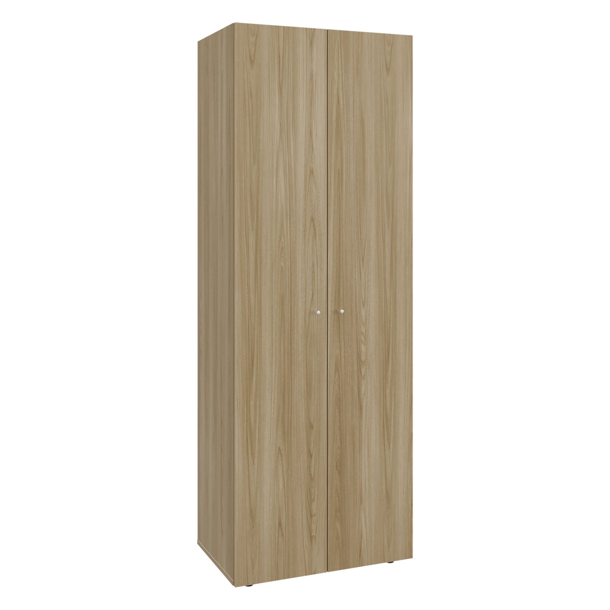 Fmfurniture - Closet 2 Puertas 170x60x40,2 Cm Cafe Claro