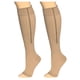 thumbnail image 1 of Medias de Compresión Truform Hasta la Rodilla Beige Talla Media, 1 of 6