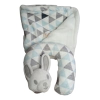 Genérico - Set De Manta Frazada Polar + Cojin Cervical Suave Bebe Lau