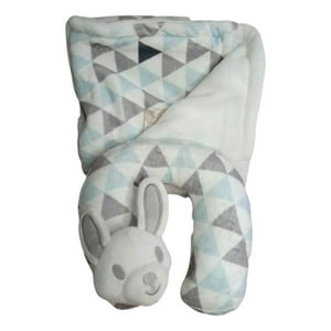 Genérico - Set De Manta Frazada Polar + Cojin Cervical Suave Bebe Lau