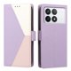 thumbnail image 4 of Funda con Solapa para Xiaomi 14T Pro, Diseño Tricolor con Ranuras, Morado, 4 of 6
