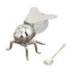 thumbnail image 1 of Tarro De Miel Con Forma De Abeja Con Cuchara, Recipiente Para Condimentos Para Almacenar En Casa, Jarabe De Miel, Cola De Plata, 1 of 5
