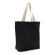 thumbnail image 5 of Bolso Tote De Canvas Sustentable Con Asas Largas Negro, 5 of 8