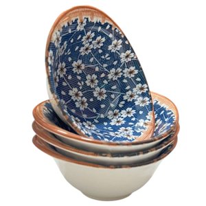 Oem - Pack 3 Platos Bowl Para Salsas Con Diseños Flores