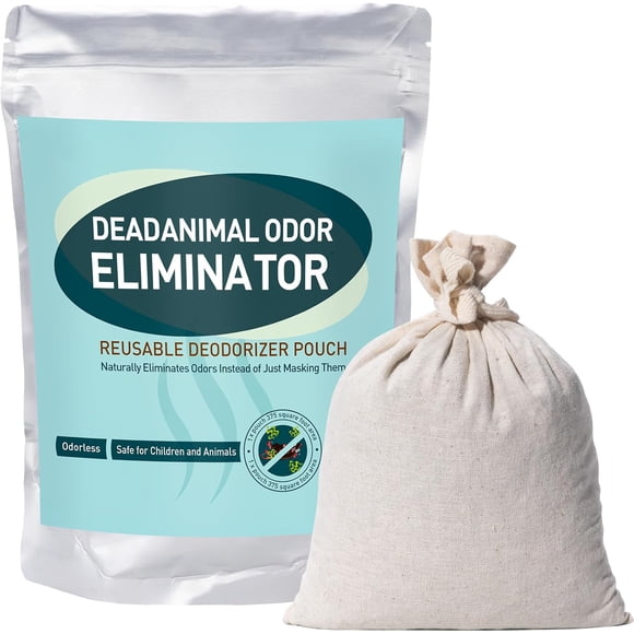 Eliminador de Olores de Animales Muertos ZERBI - Bolsa Reutilizable de 35 m²