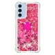 thumbnail image 2 of FOXDOCK Funda Glitter Líquida para Samsung Galaxy A17 con Anillo Brillante, TPU Antichoques y Esquinas Reforzadas, Soporte, 2 of 6