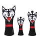 thumbnail image 2 of 3 fundas de cuero PU para cabeza de palo de Golf, funda de madera con etiqueta de número intercambiable, equipo de funda protectora impermeable Unisex, 2 of 5