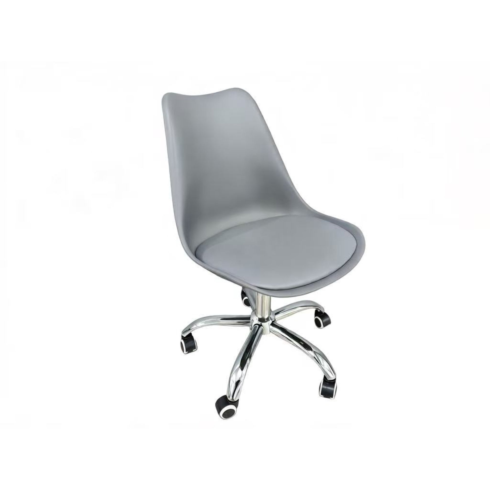 Arthome - Silla De Oficina Ergonómica Shanghai Negra Y Gris Altura Ajustable