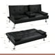thumbnail image 4 of Sofá Cama Apoyabrazos - Ecocuero negro, 4 of 4