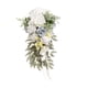 thumbnail image 2 of Ramo De Novia Flores Artificiales Románticas Para El Día De San Valentín Fiesta Boda Azul Blanco, 2 of 3