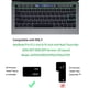 thumbnail image 2 of Funda protectora ultrafina con degradado azul para MacBook Pro con Touch Bar de 13 y 15 pulgadas (modelos A2159, A1989, A1990, A1706 y A1707) (2019, 2018, 2017 y 2016) (azul degradado), 2 of 7