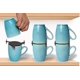 thumbnail image 1 of Organizador de tazas y almacenamiento ELYPRO, estante negro, 1 of 9