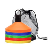 Magideal - 50 Uds. De Conos De Fútbol, Conos De Entrenamiento De Fútbol, Conos De Disco De Fútbol Prácticos, Conos Deportivos Para Entrenamiento Físico, Material