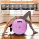 thumbnail image 5 of Triclicks Barril inflable de aire para gimnasia, colchoneta de barril para entrenamiento de backhandspring, uso en casa y gimnasio (100 x 60 cm, lila claro y rosa), 5 of 7