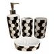 thumbnail image 1 of Set Juego De Baño Premium 4 Accesorios Cerámico, 1 of 3