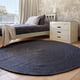 thumbnail image 1 of Alfombra Panaji Coal Redonda Dormitorio Yute Gris 150 cm, 1 of 3