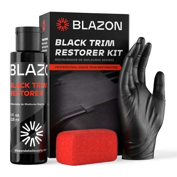 Restaurador de molduras negras BLAZON, kit con tinte, 118 ml