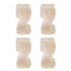 thumbnail image 4 of 4 Piezas De Madera Maciza Pata De Sofá Muebles Inacabados Pies O Sofá Silla Gabinete F, 4 of 5