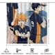 thumbnail image 2 of Haikyuu-theme 4-Piece Shower Curtain Set with Rugs, Waterproof Bathroom Decor Set Includes Bath Mat, U-Shaped Rug, Toilet Lid Cover and Curtain with Hooks, 2 of 6