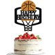 thumbnail image 1 of Adorno para pastel Dxsdgetue Baloncesto Feliz Cumpleaños, 1 of 8