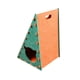 thumbnail image 5 of Rascador Vertical Para Gatos, Protector De Muebles Para Gatos De Interior Que Juegan En Verde Y Naranja, 5 of 5