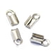 thumbnail image 2 of Conectores De Cuerdas Plegables De 100 PCS Conectores Finales De Tanga 10mm De Plata, 2 of 2
